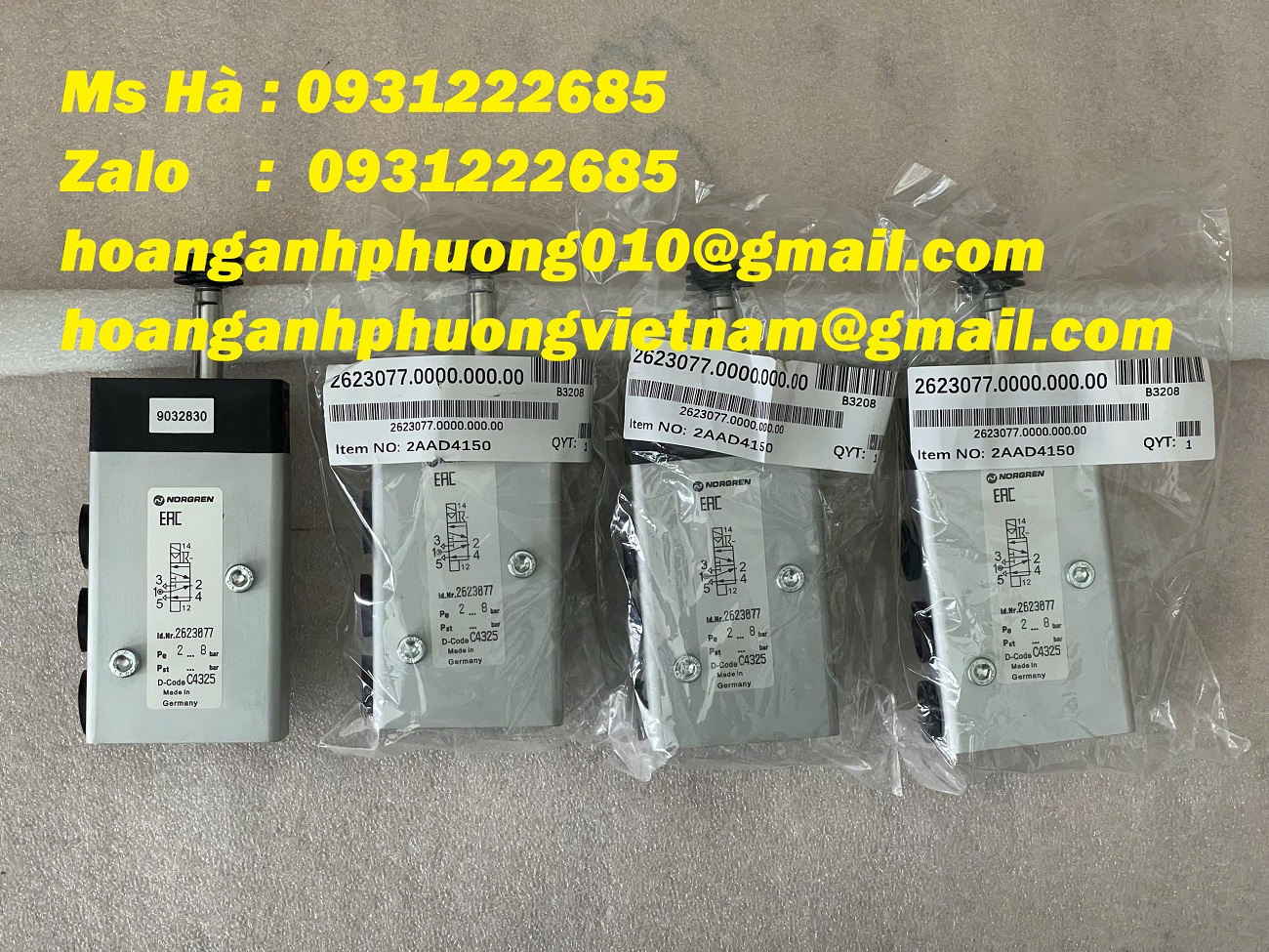 Van điện từ Norgren 2623077 giá siêu ưu đãi trong tháng
